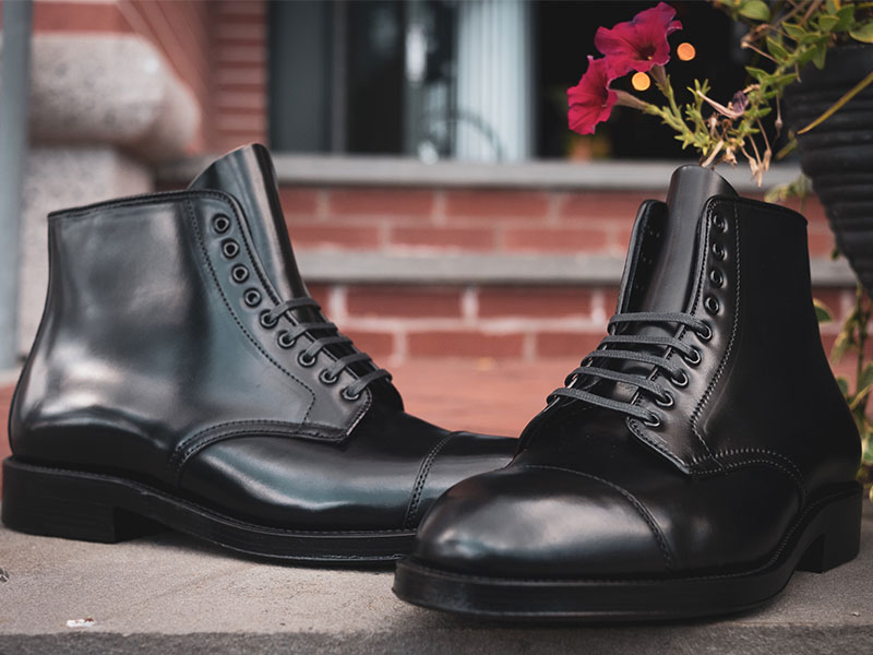 shell toe mens black