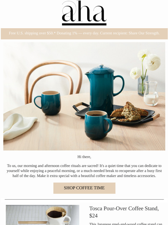 Make coffee time an elegant ritual ☕