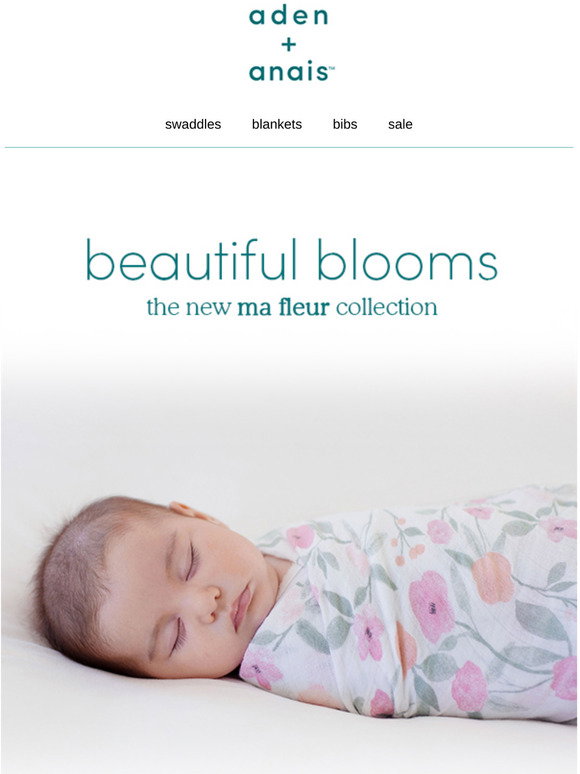 aden + anais now blooming the new ma fleur collection Milled