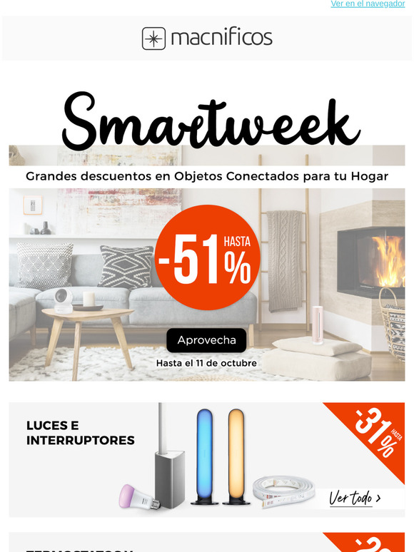 Smartweek: Descuentazos en Gadgets para el Hogar