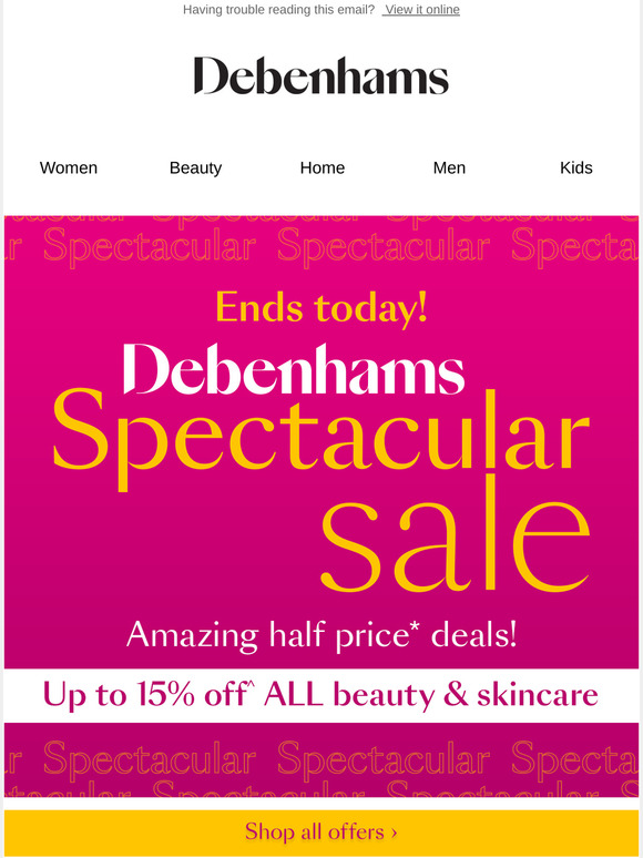 debenhams t shirts sale