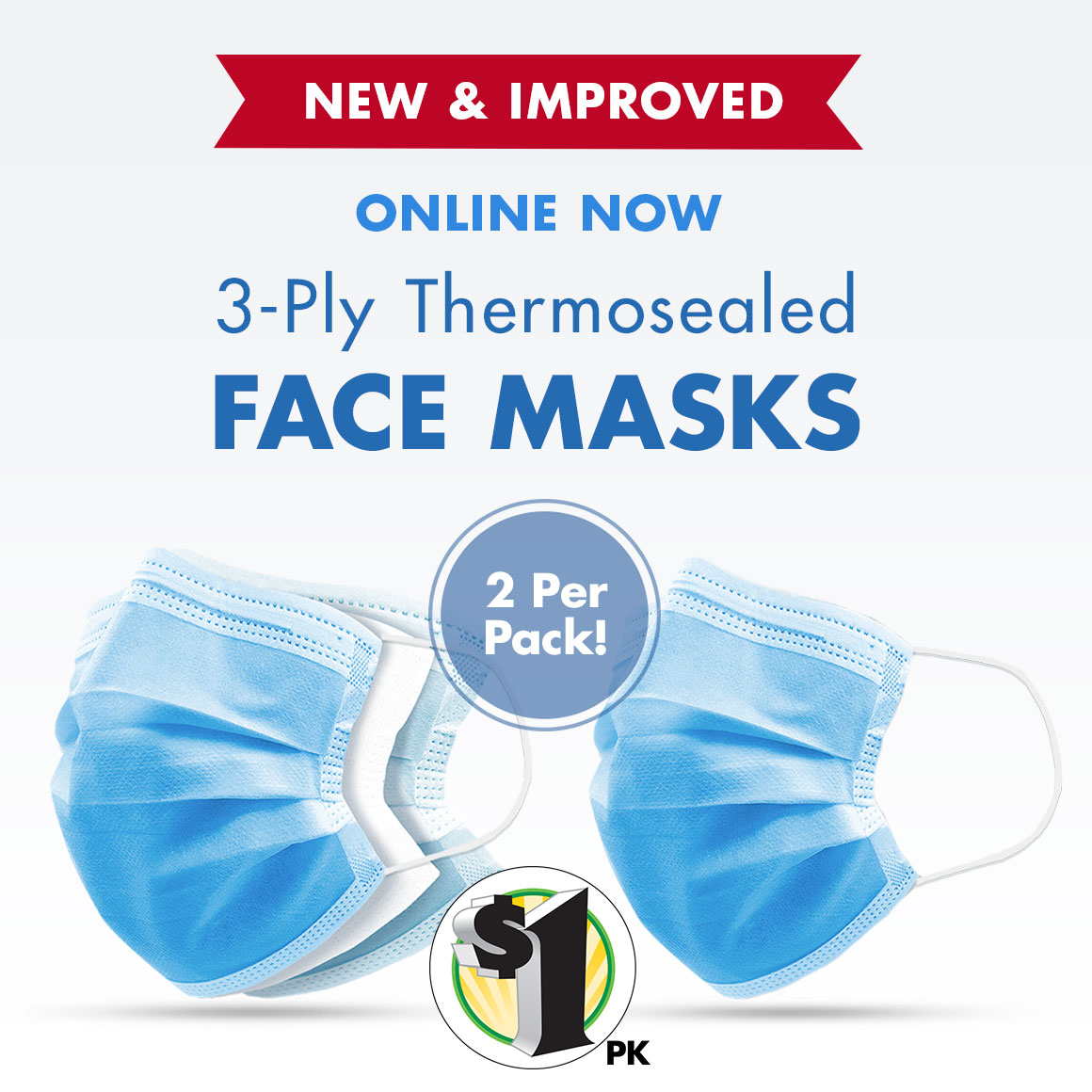 Dollar Tree Shop 2 for 1 Face Masks Online! Milled