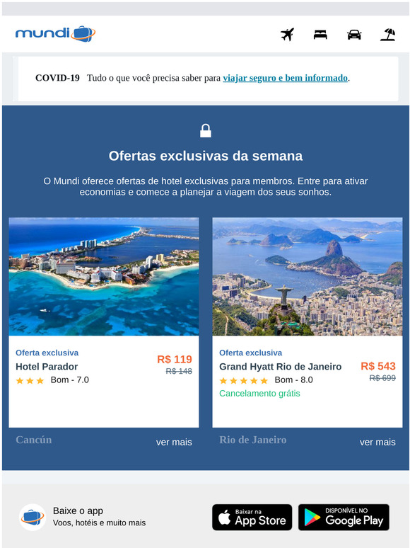 Vai pra onde? Temos algumas sugestões para você