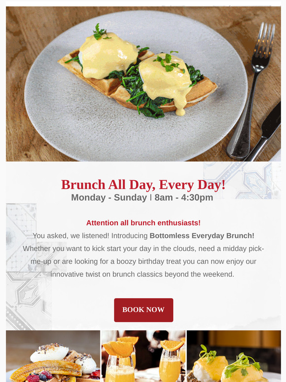 Duck and Waffle Introducing Bottomless Everyday BRUNCH! 🥂 Milled