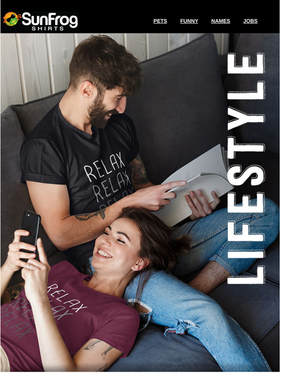 Unique shirts built for YOUR lifestyle 🤪