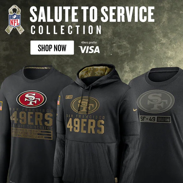 49ers jersey salute to service