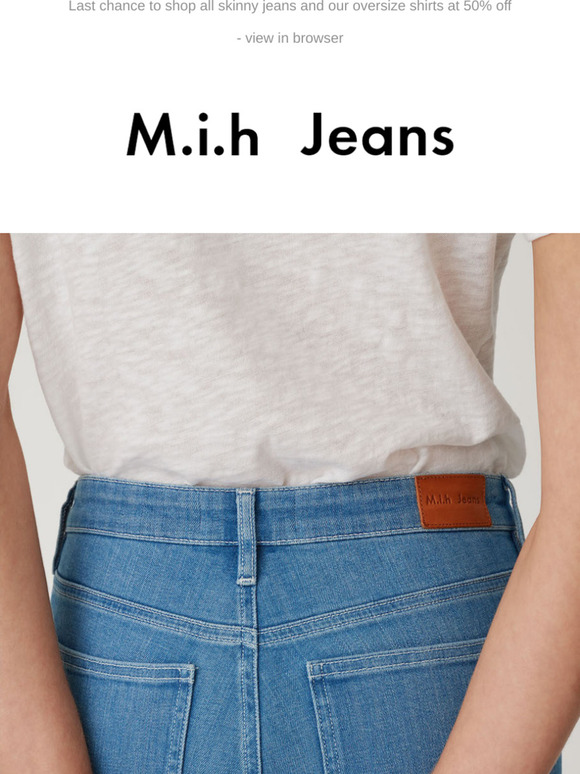Final day - 50% off Skinnies & Shirts