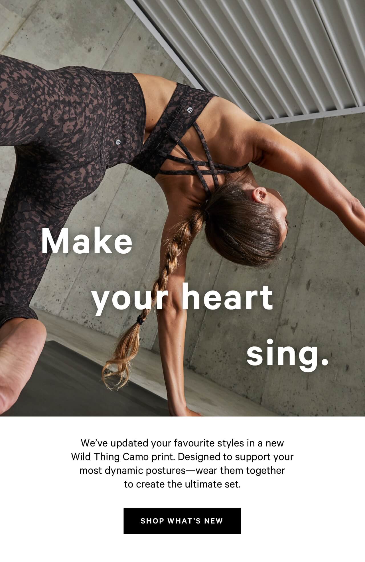 wild thing camo lululemon