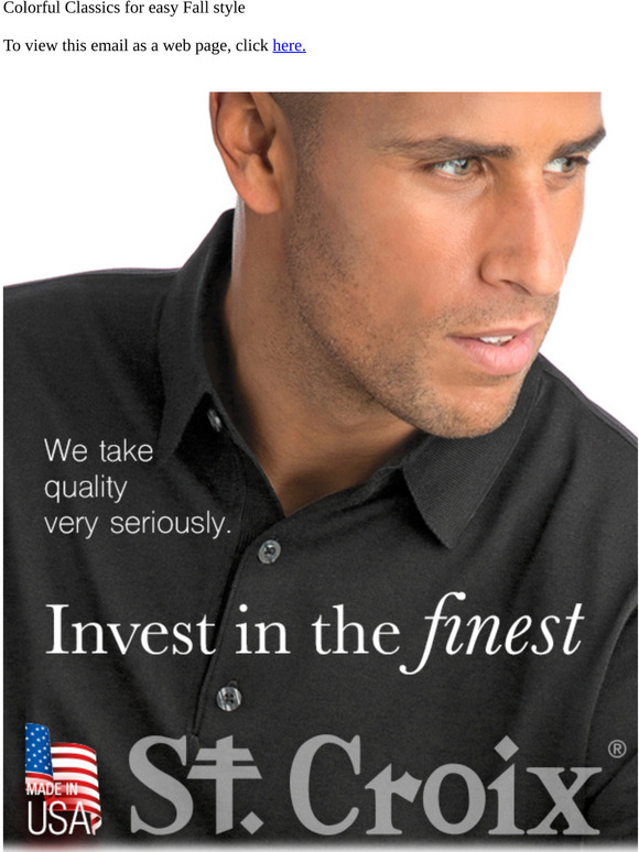 "Perfection has no shortcut:  See how our Polos are the Ultimate”