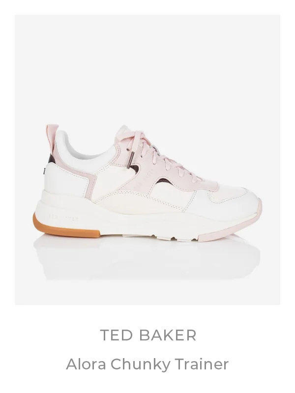 ted baker elderflower chunky trainers