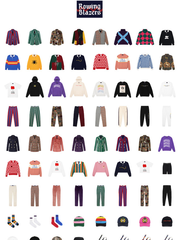 Rowing Blazers Early Access Rowing Blazers FW20 Milled