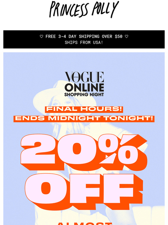 Princess Polly 💫 FINAL HOURS to shop the SALE 💫 Milled