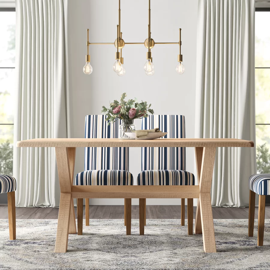 bobbi solid wood dining table