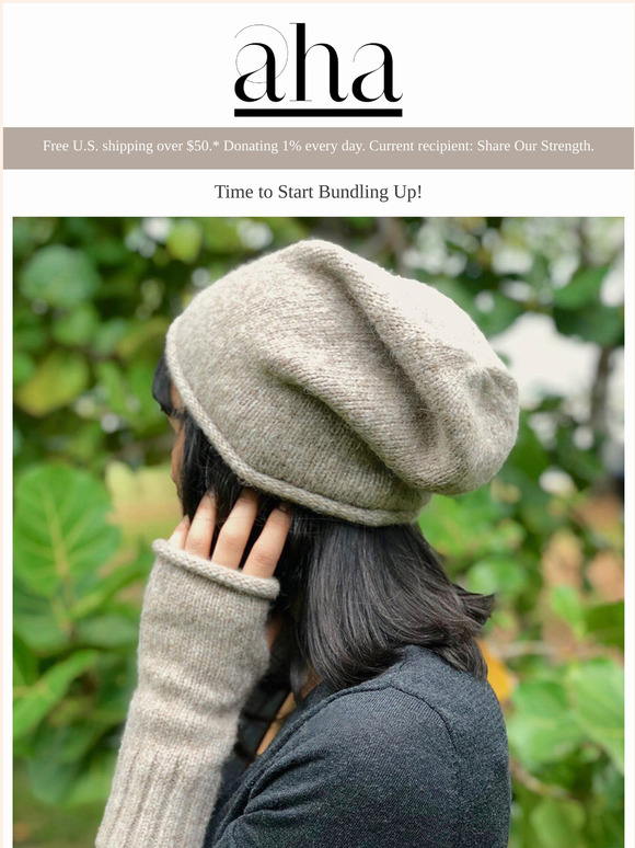 Cozy accessories for chilly days