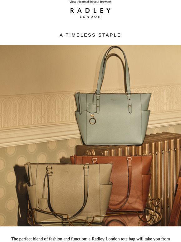 Radley London A new look for our hero totes Milled