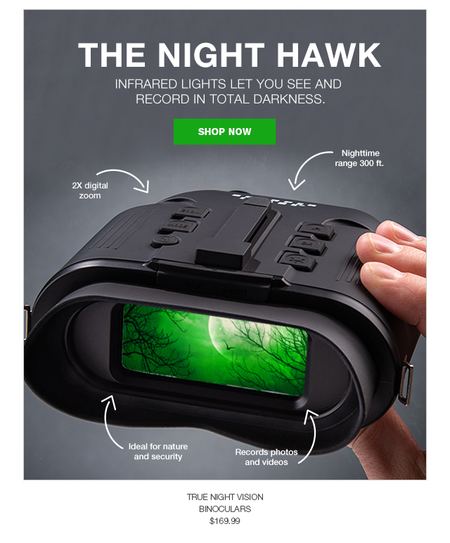Sharper Image 👀 Our Night Vision binoculars shoot video! Milled