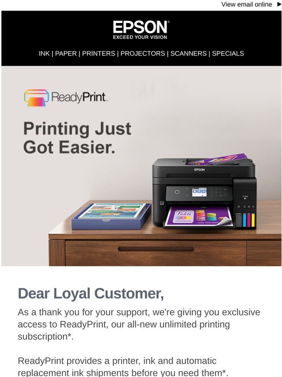 ReadyPrint. The Unlimited Printing Subscription. | Milled
