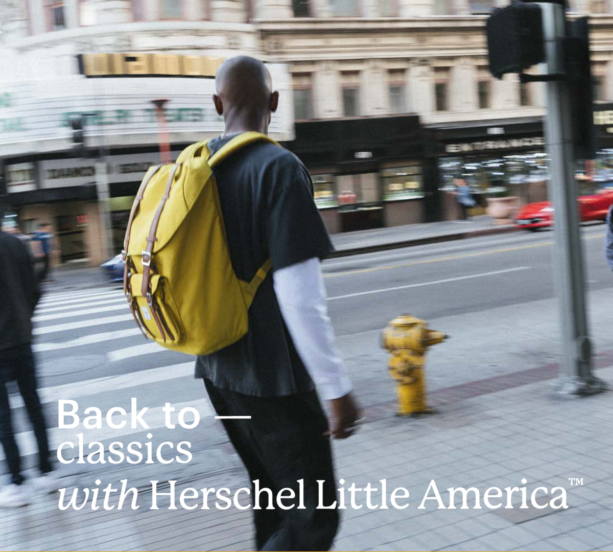 herschel little america yellow