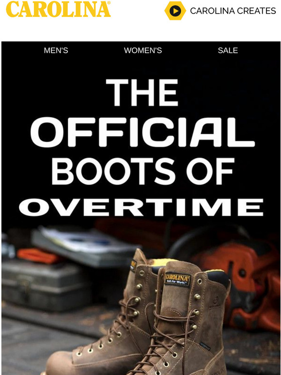 carolina overtime boots