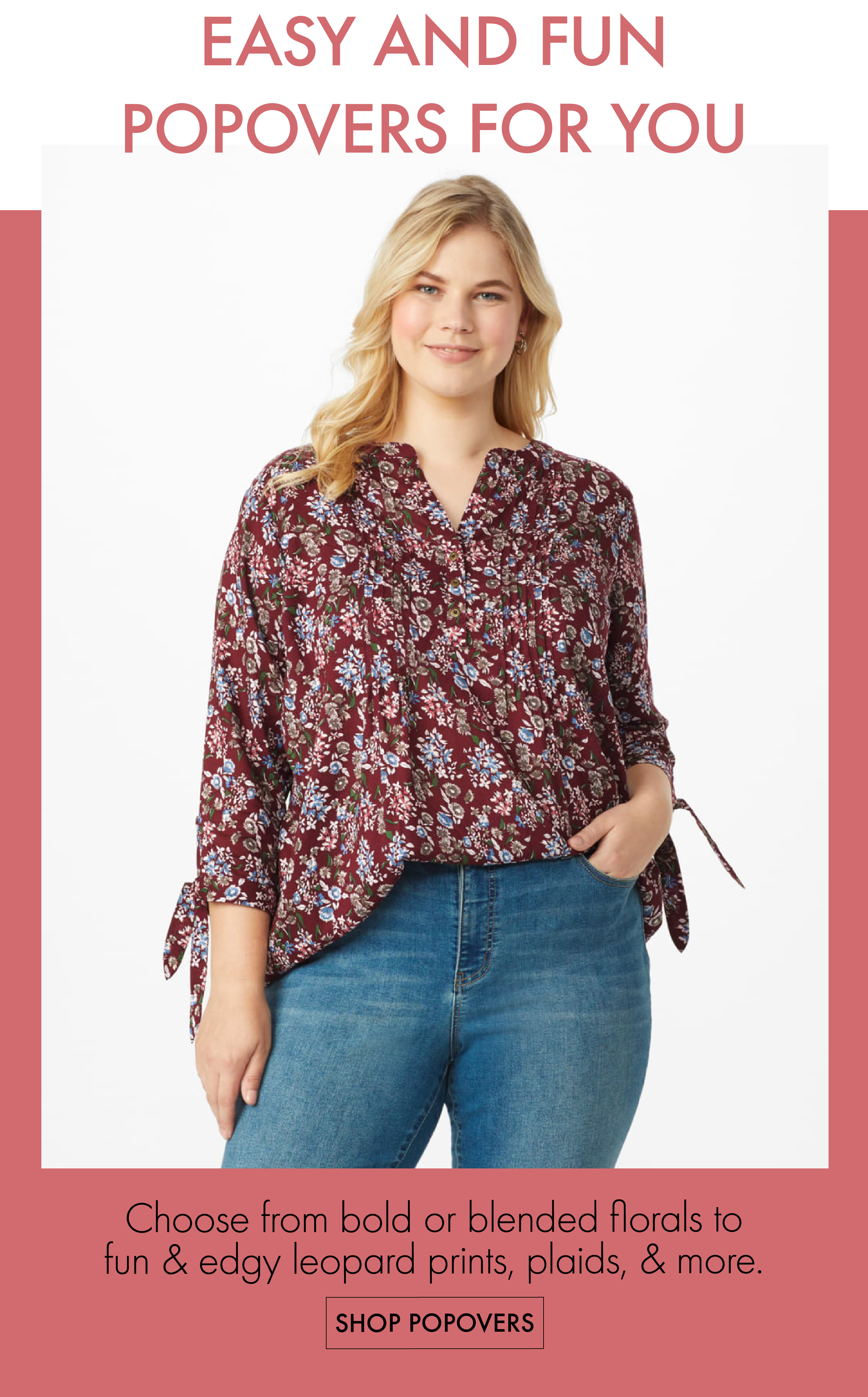 Dressbarn popover tops Clearance