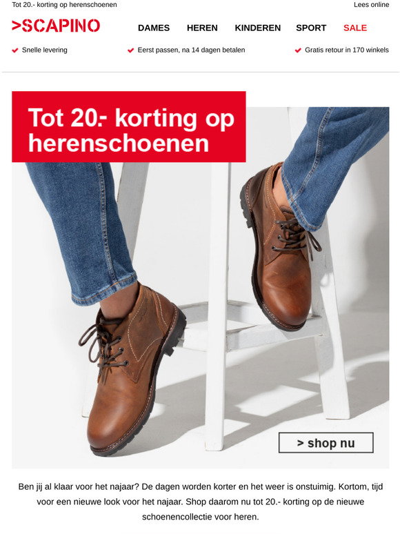 Scapino: Herenschoenen voor het najaar! | Milled