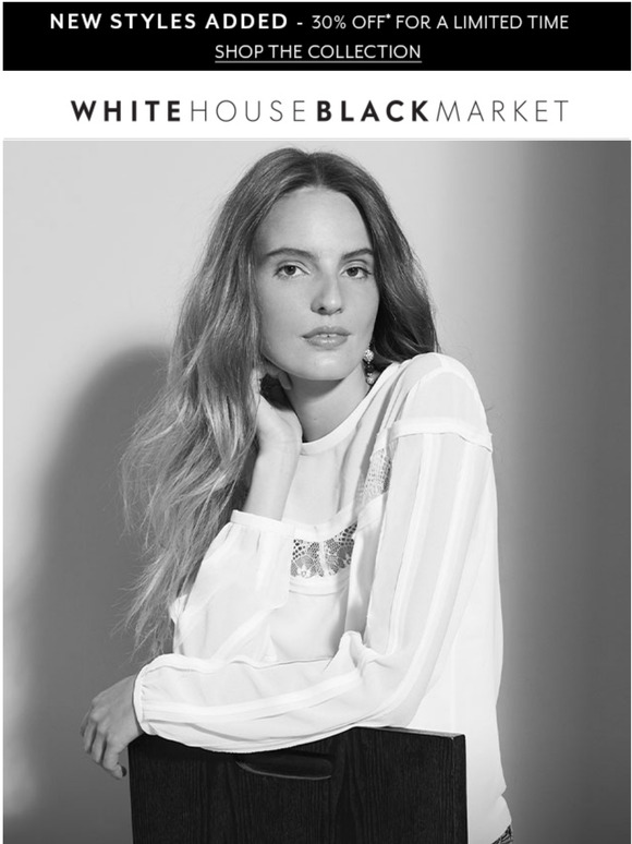 White House Black Market The top 6 mostimportant trends for fall Milled