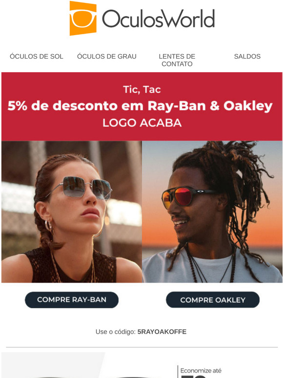 Querendo poupar dinheiro em marcas top de óculos? Não procure mais!