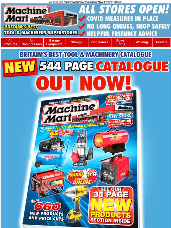 Machine Mart NEW Catalogue Out Now! Great Savings & New Products Milled