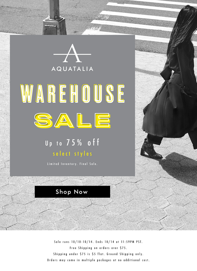 aquatalia warehouse sale