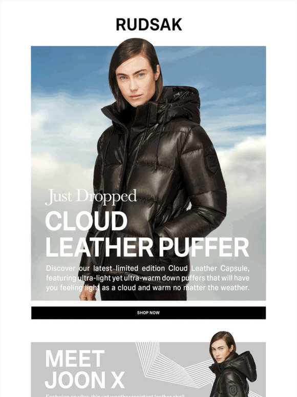 Cloud Leather Puffers 