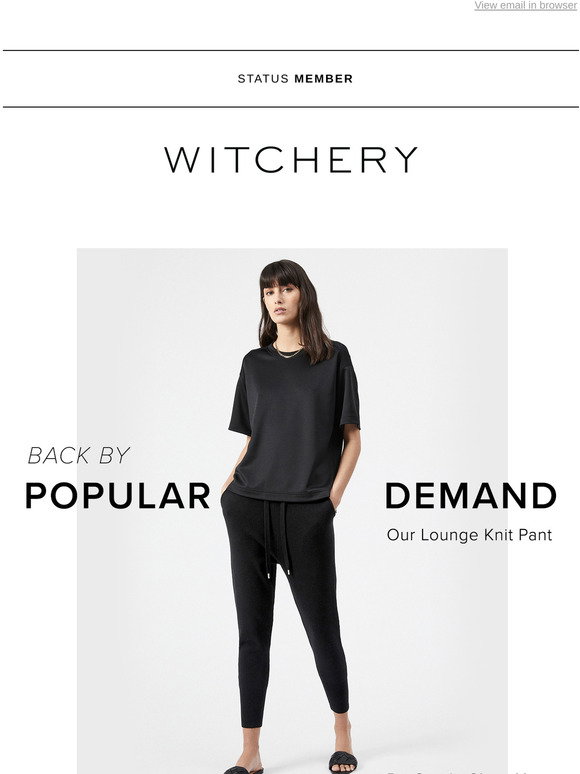 Witchery: FEEL AT HOME. NEW KNITWEAR 