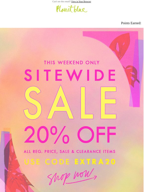 The Sitewide Sale is How Much?! 🔥🔥🔥