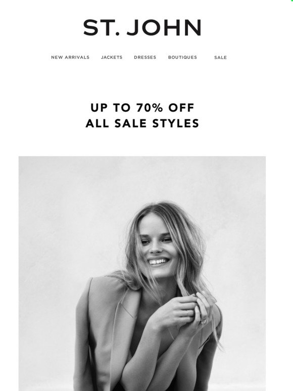 Sale on Sale: Up to 70% Off