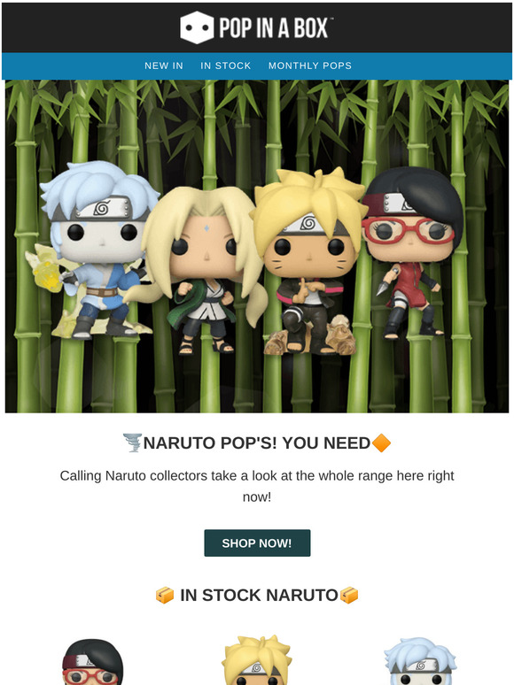 Pop In A Box Ca Calling All Naruto And My Hero Academia Lovers Milled