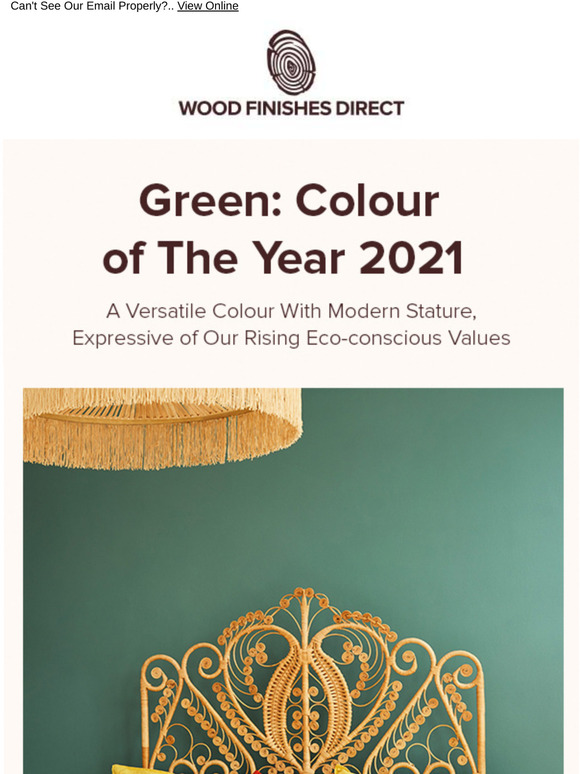 Wood Finishes Direct Our Colour of the Year 2021 Milled