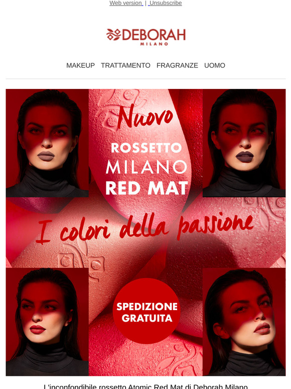 💄 Milano Red Mat: il nuovo rossetto di Deborah Milano!