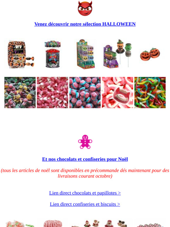 Confiseries pour Halloween ... et pour noël !
