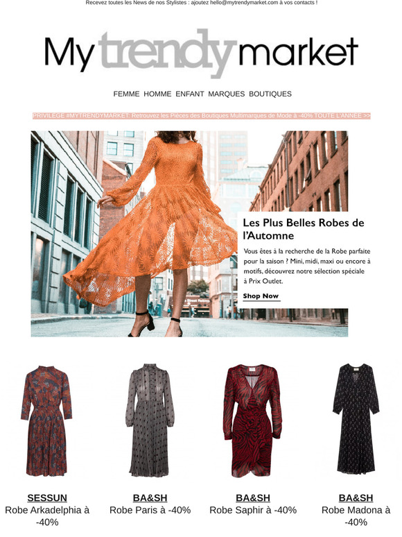 robes toutes marques