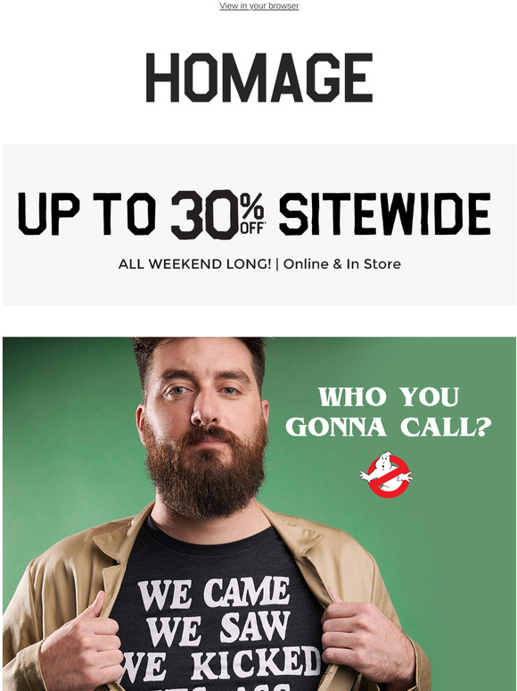 Homage: We Came, We Saw, We Kicked Some