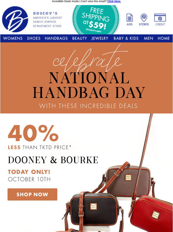boscovs dooney and bourke handbags