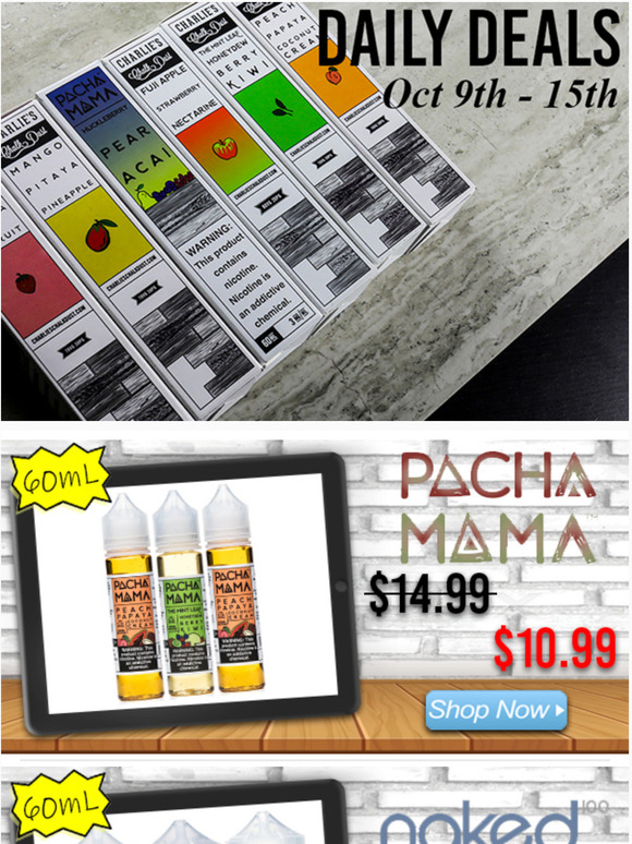Daily Deals: Naked $11.99, Pachamama $10.99, Pancake House $11.99