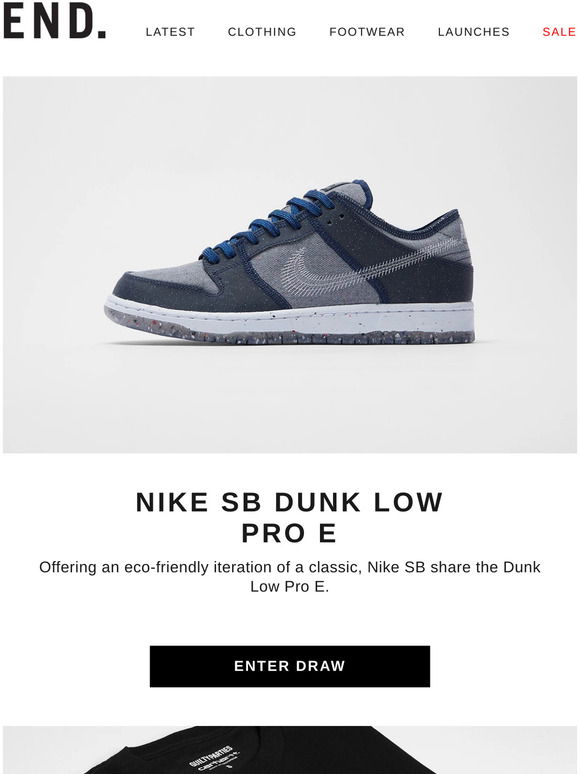 sb dunk low pro e