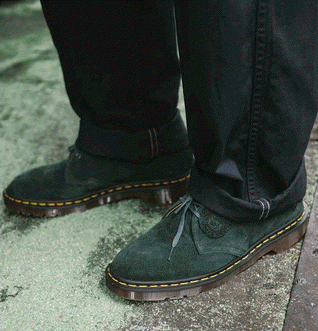 1460 harris tweed lusso leather ankle boots