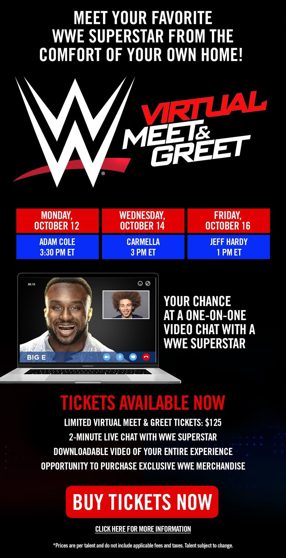 WWE More WWE Superstars announced for WWE Virtual Meet & Greets! Milled