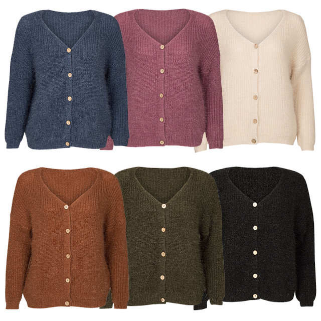 harige cardigan