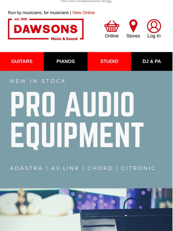 Pro Audio Equipment 🎛️