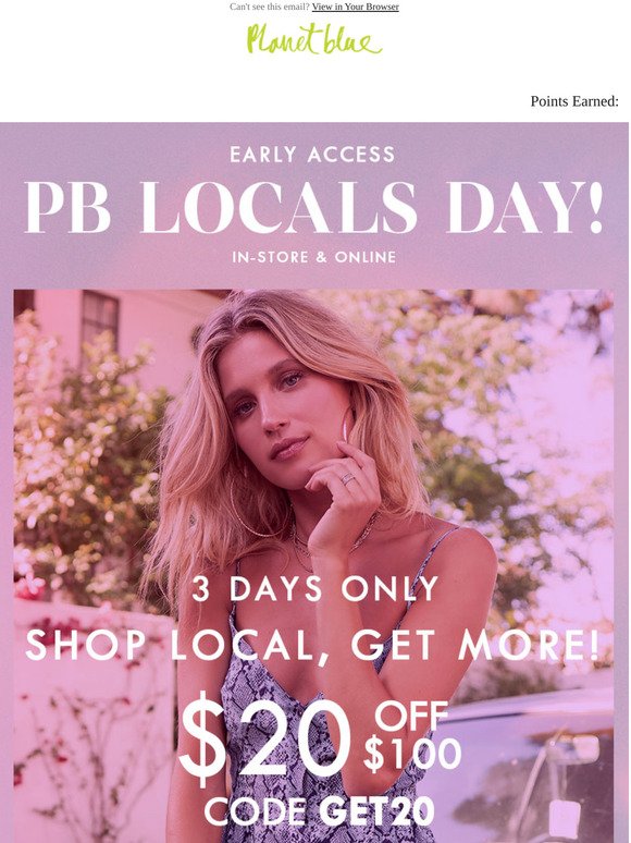 Early Access: PB LOCALS DAY!
