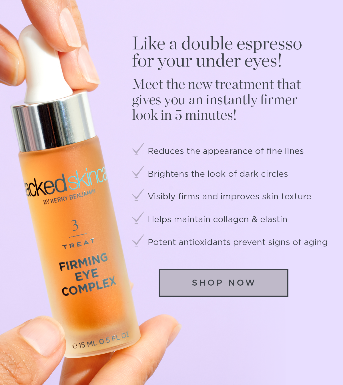 stacked skincare firming eye complex