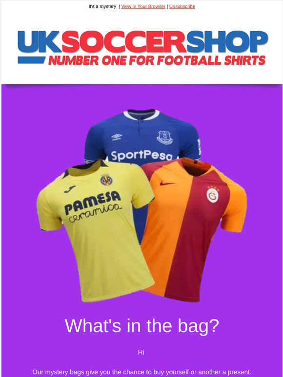 mystery football shirt uk