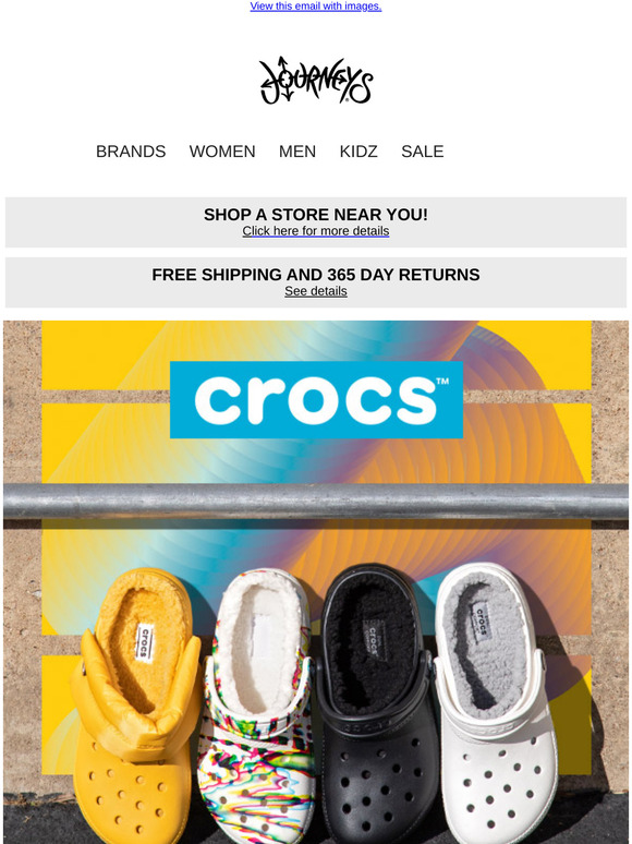 journeys crocs sale